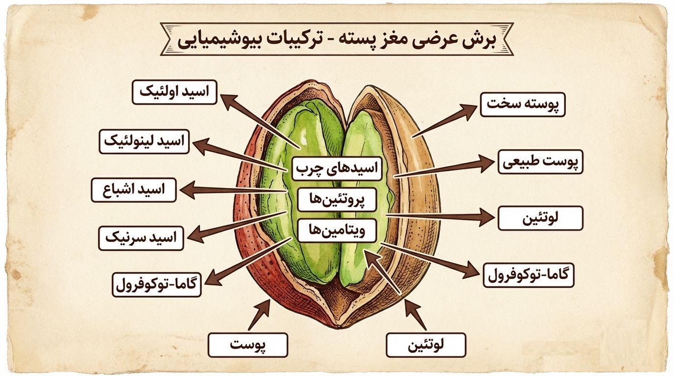 میوه پسته حاوی ترکیبات با ارزشی است که علاوه بر سختی کاشت، دلیلی برای قیمت مناسب این محصول در سطح جهانی می باشد